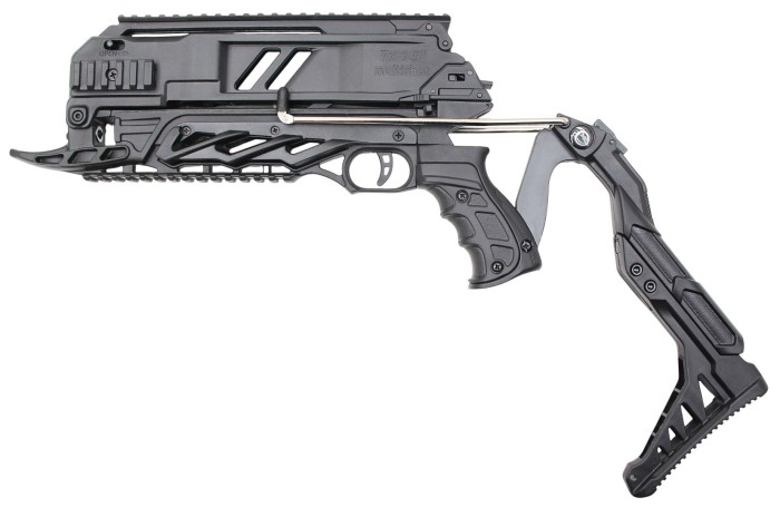 Buchner, pistol crossbow, model Sobek, 80 lbs, 7 aluminum arrows